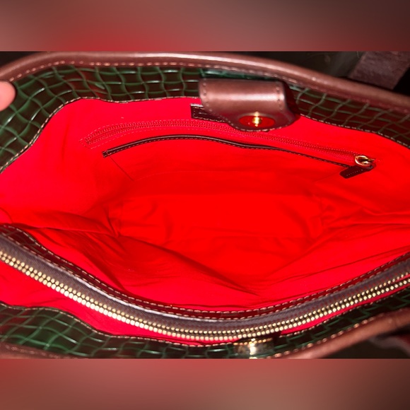 Dooney and Bourke Woven Tote and Matching Wristlet Set - Picture 4 of 5